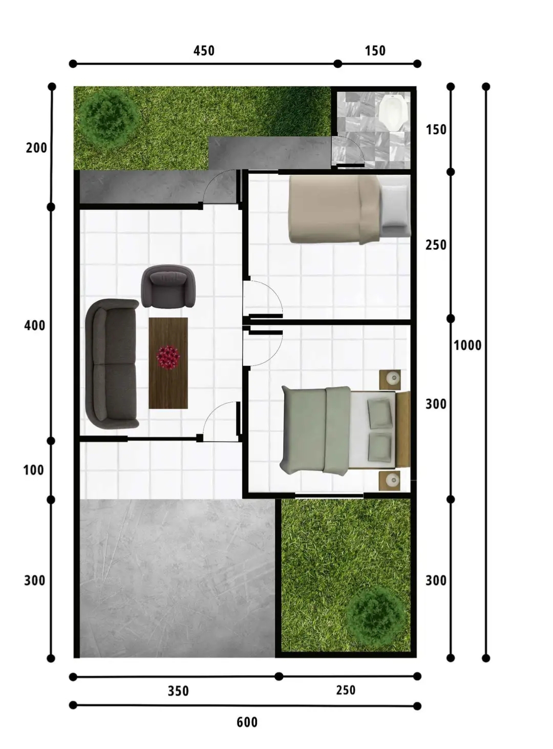 Denah Rumah Aruna